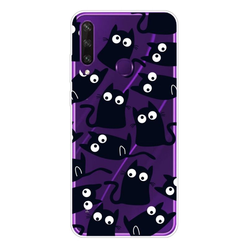 Etui Huawei Y6p Czarne Myszy Etui Ochronne