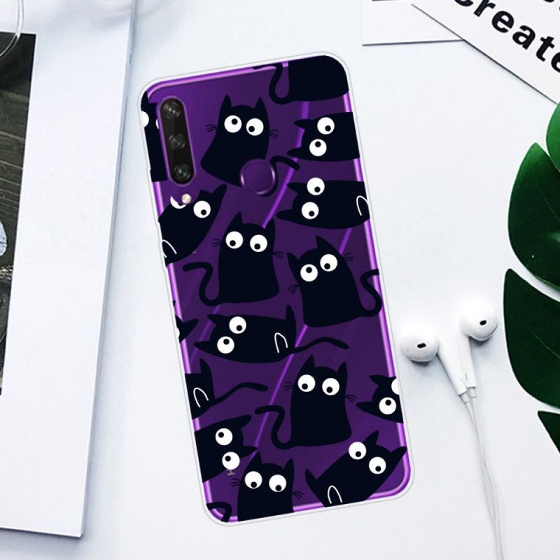 Etui Huawei Y6p Czarne Myszy Etui Ochronne