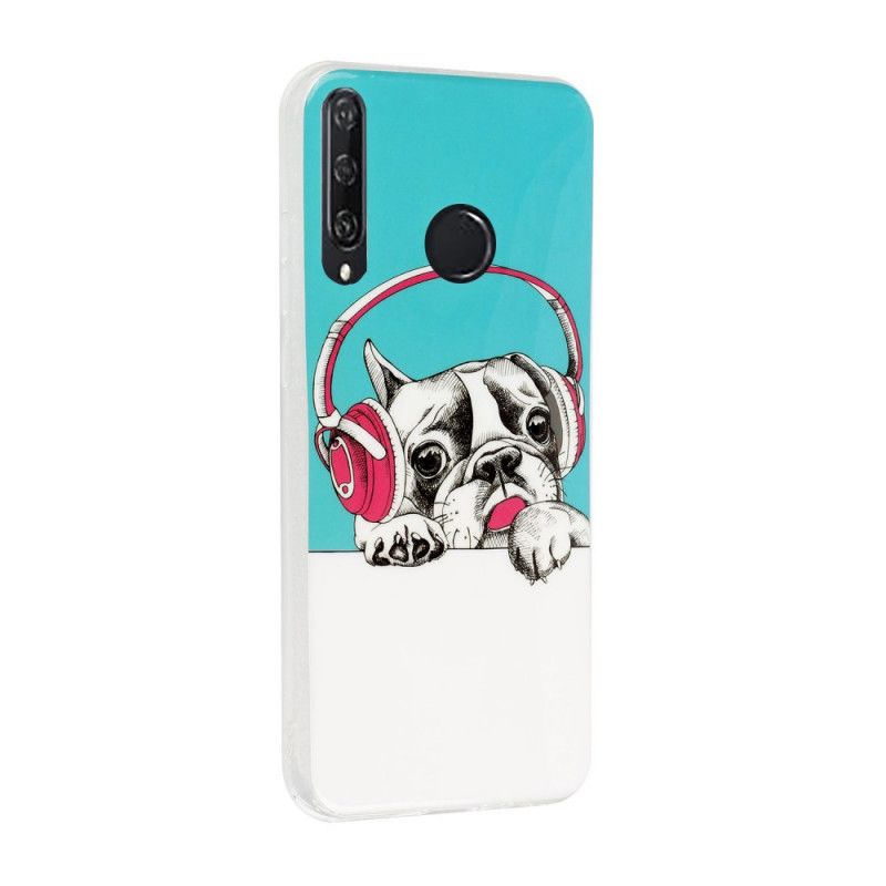 Etui Huawei Y6p Fluorescencyjny Pies Etui Ochronne