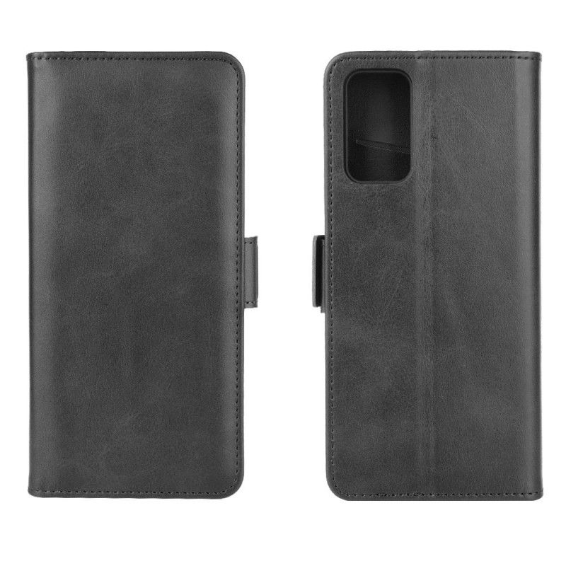 Etui Folio Samsung Galaxy Note 20 Czerwony Czarny Zamknięcie Magnetyczne