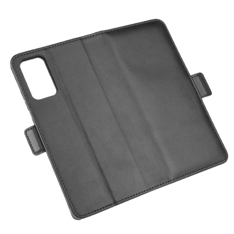 Etui Folio Samsung Galaxy Note 20 Czerwony Czarny Zamknięcie Magnetyczne