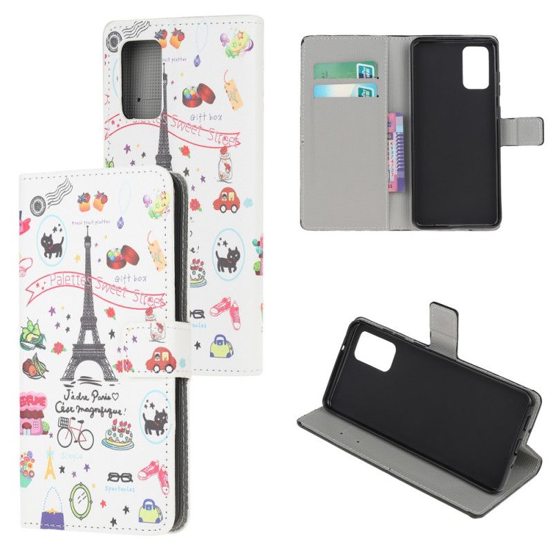 Etui Folio Samsung Galaxy Note 20 Kocham Paryż