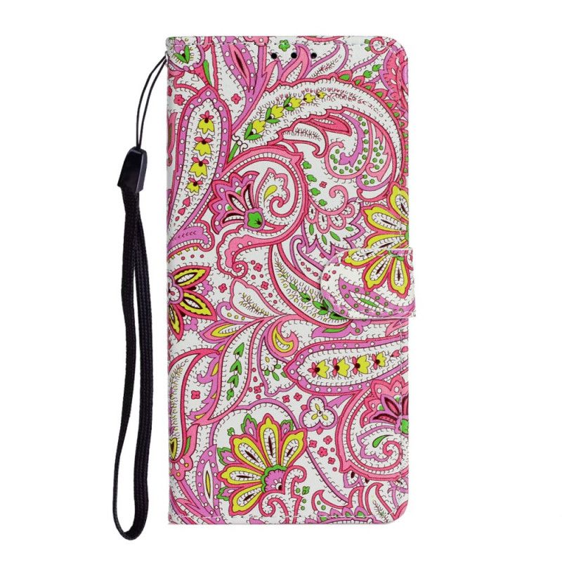 Etui Folio Samsung Galaxy Note 20 Kwiatowe Wzory Etui Ochronne