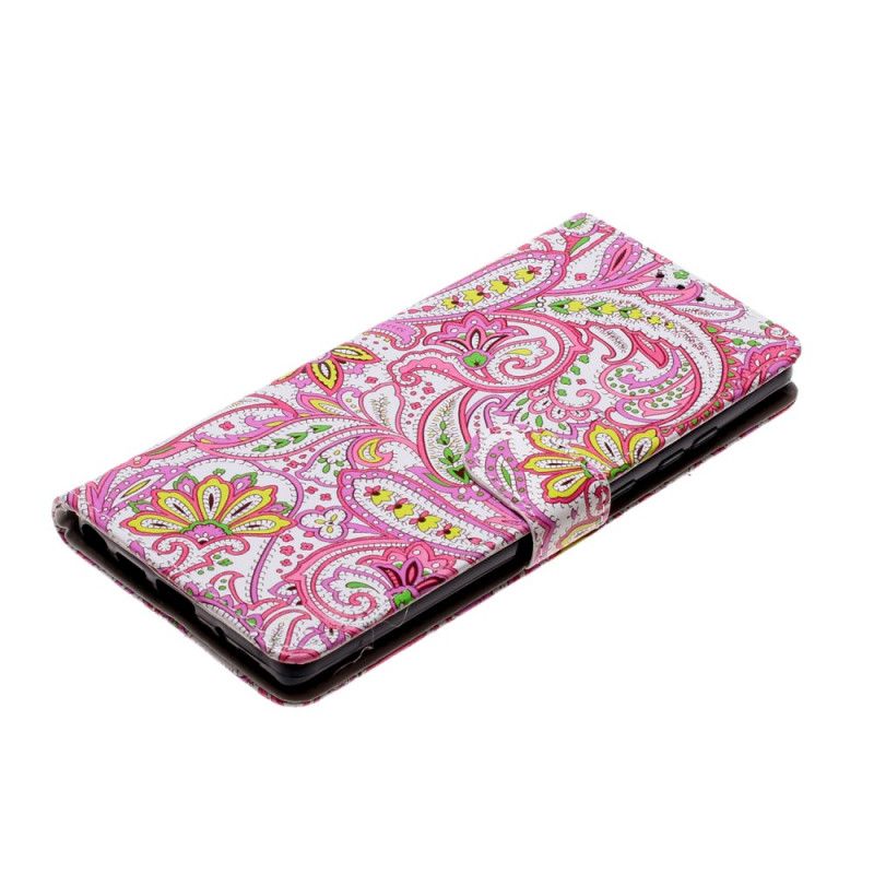 Etui Folio Samsung Galaxy Note 20 Kwiatowe Wzory Etui Ochronne