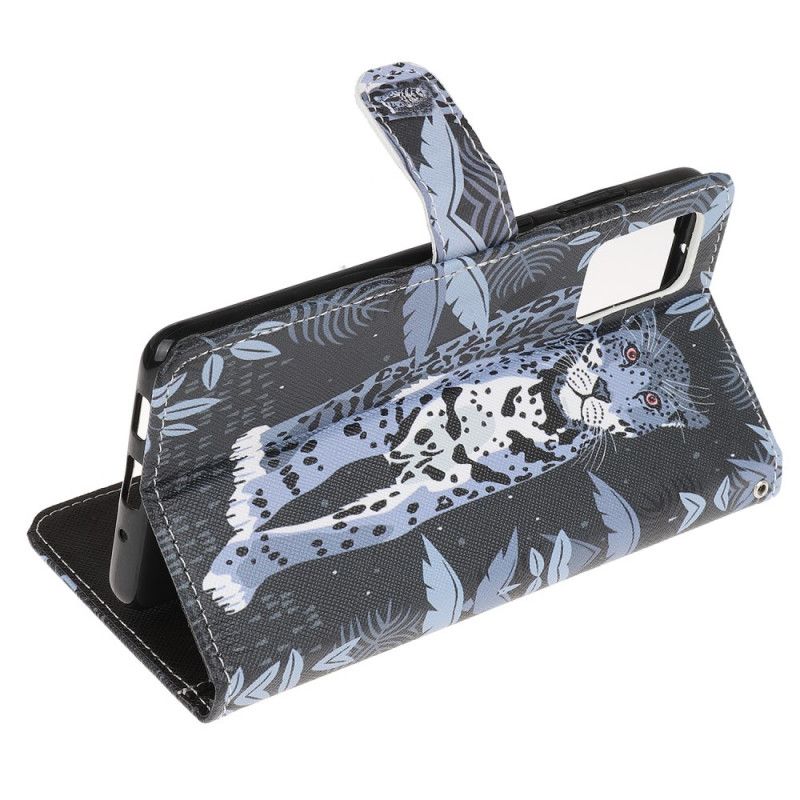 Etui Folio Samsung Galaxy Note 20 Lampart Ze Stringami Etui Ochronne