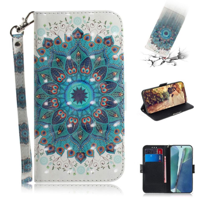 Etui Folio Samsung Galaxy Note 20 Mistrzowska Mandala Ze Stringami Etui Ochronne