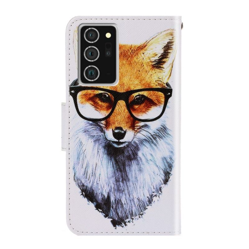 Etui Folio Samsung Galaxy Note 20 Nerd Stringi Fox Etui Ochronne