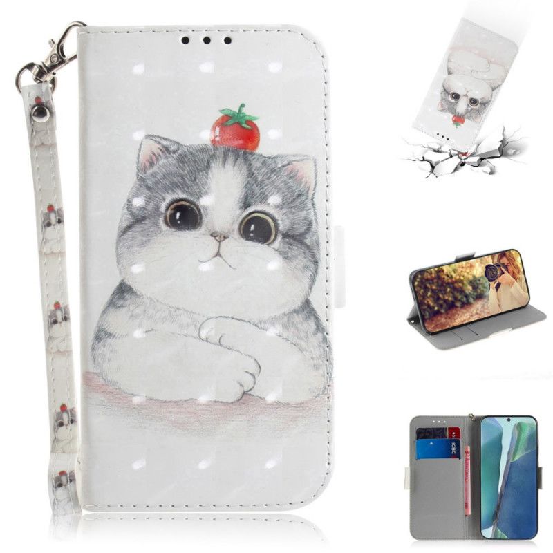 Etui Folio Samsung Galaxy Note 20 Pomidor Na Stringach Cat Etui Ochronne