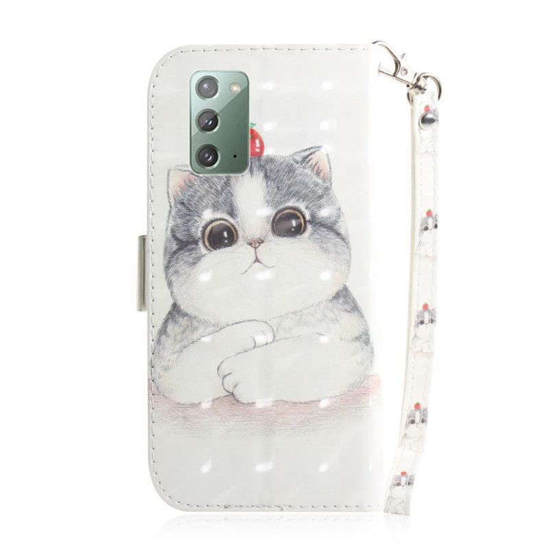 Etui Folio Samsung Galaxy Note 20 Pomidor Na Stringach Cat Etui Ochronne