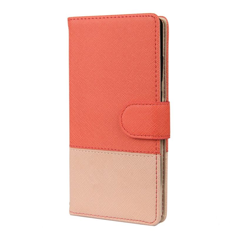 Etui Folio Samsung Galaxy Note 20 Szary Czarny Dwukolorowa Sztuczna Skóra