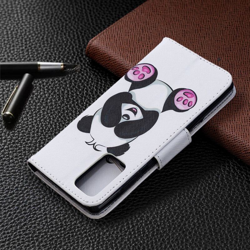 Etui Folio Samsung Galaxy Note 20 Zabawna Panda Etui Ochronne