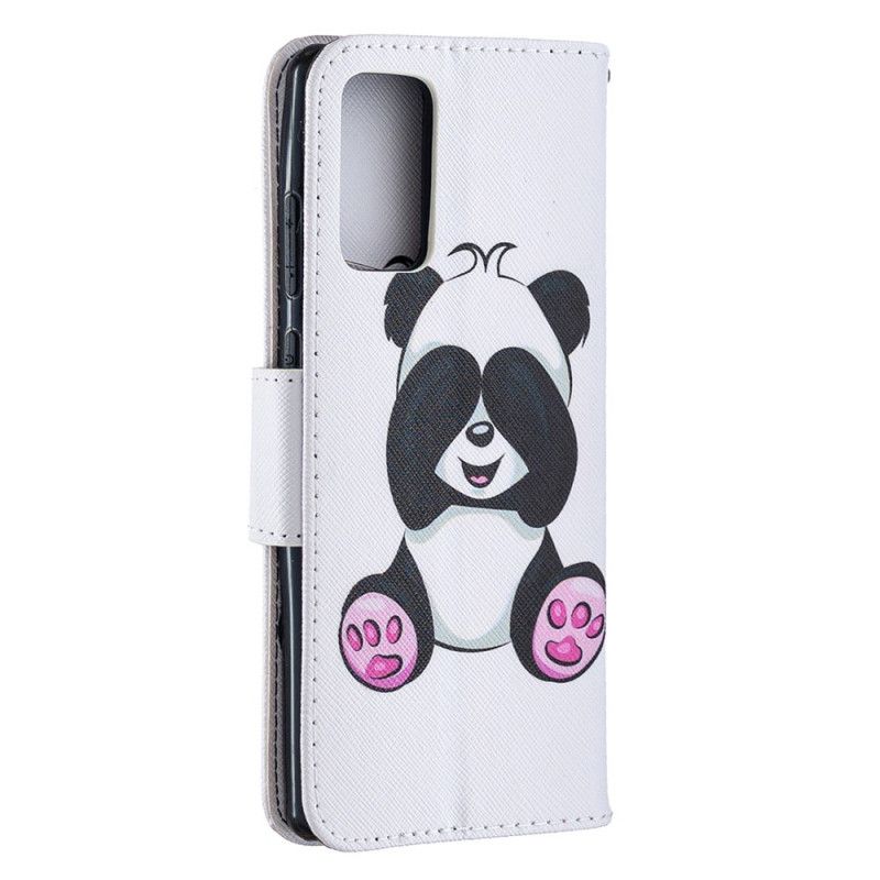 Etui Folio Samsung Galaxy Note 20 Zabawna Panda Etui Ochronne