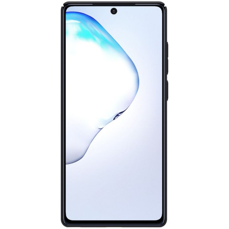 Etui Samsung Galaxy Note 20 Biały Czarny Sztywny Matowy Nillkin