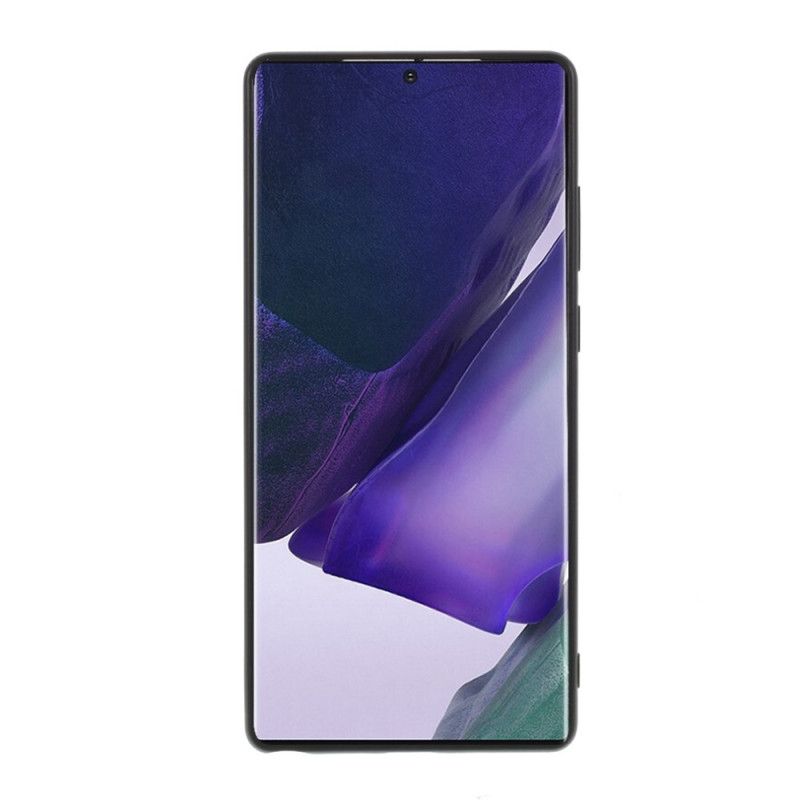 Etui Samsung Galaxy Note 20 Czerwony Czarny Prawdziwa Skóra O Fakturze Krokodyla Etui Ochronne