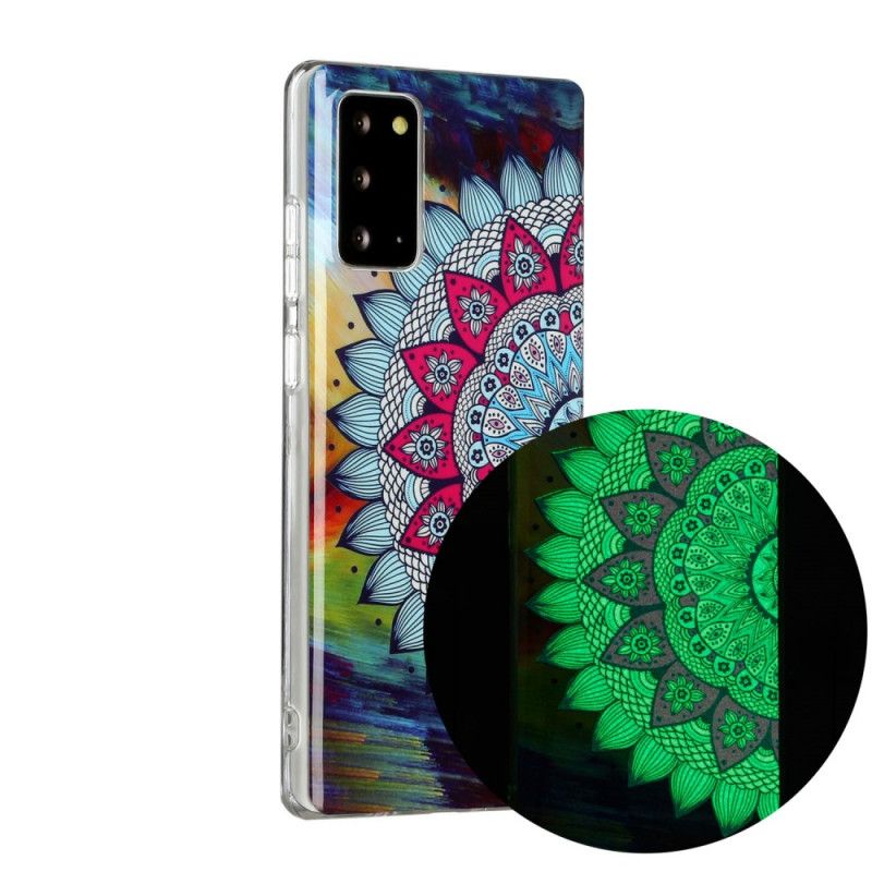 Etui Samsung Galaxy Note 20 Fluorescencyjna Mandala