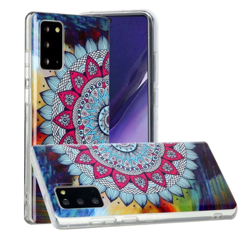 Etui Samsung Galaxy Note 20 Fluorescencyjna Mandala