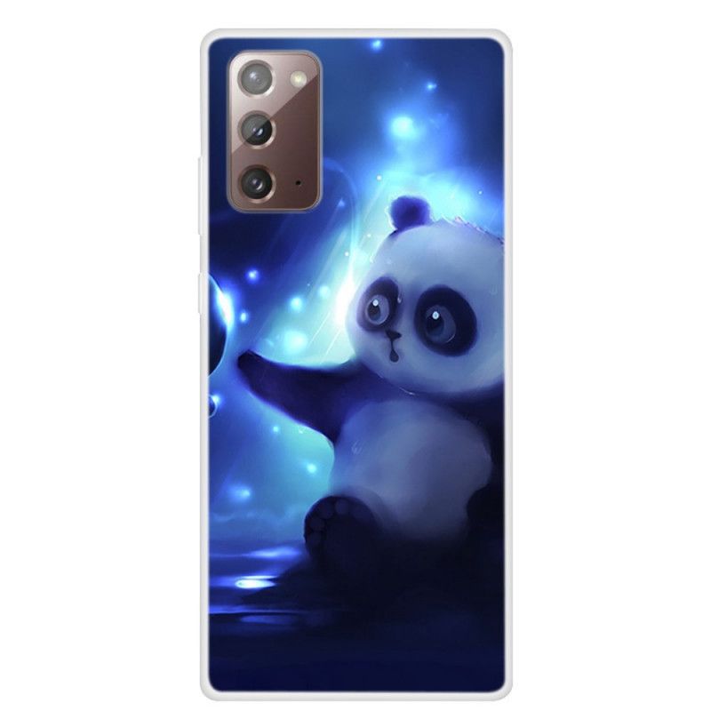 Etui Samsung Galaxy Note 20 Panda W Kosmosie