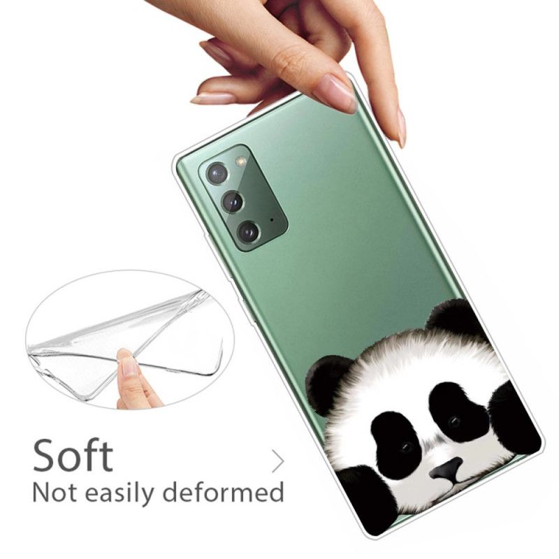 Futerały Samsung Galaxy Note 20 Etui na Telefon Przezroczysta Panda