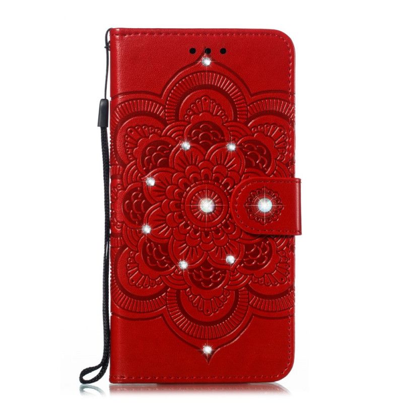 Etui Folio Huawei P Smart Z Szary Czarny Mandala I Diamenty