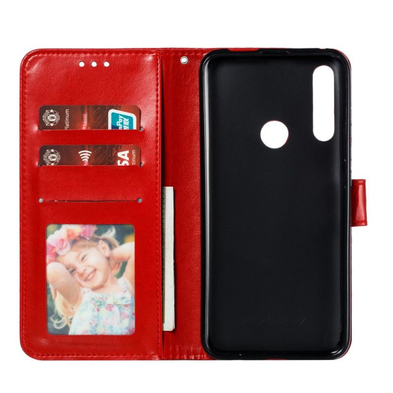 Etui Folio Huawei P Smart Z Szary Czarny Mandala I Diamenty