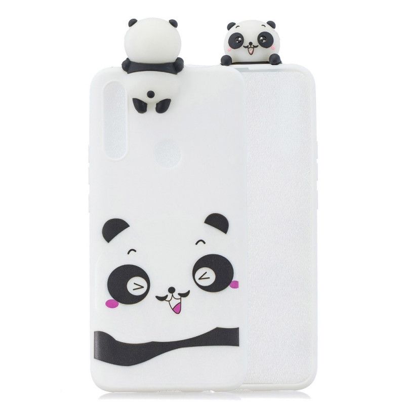 Etui Huawei P Smart Z Biały Czarny Geneviève Panda 3D