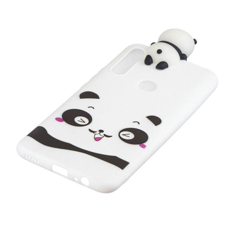 Etui Huawei P Smart Z Biały Czarny Geneviève Panda 3D