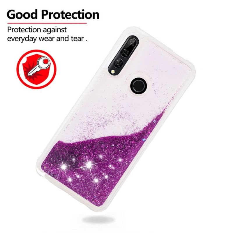 Etui Huawei P Smart Z Fioletowy Jasnoniebieski Jestem Brokatem