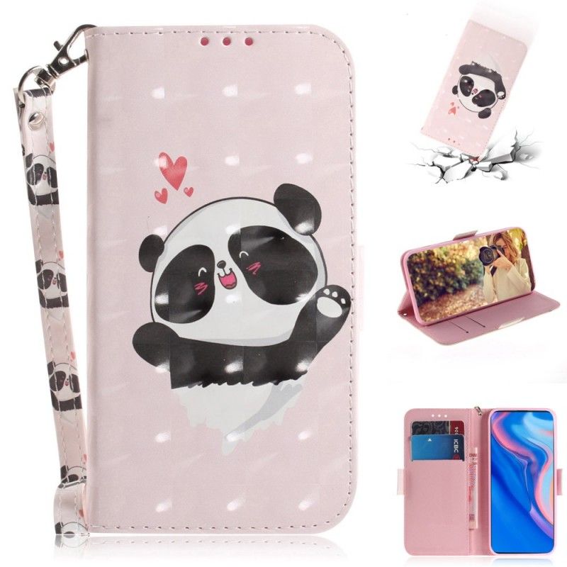 Obudowa Huawei P Smart Z Etui na Telefon Panda Love Ze Stringami