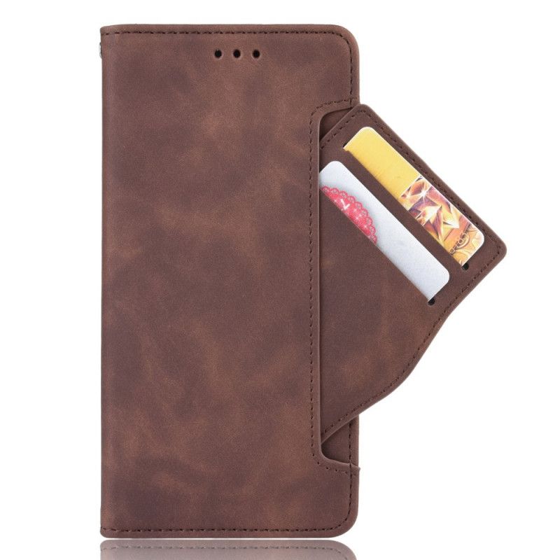 Etui Folio iPhone 7 Plus / 8 Plus Czerwony Czarny Karta Wielokrotna Pierwszej Klasy