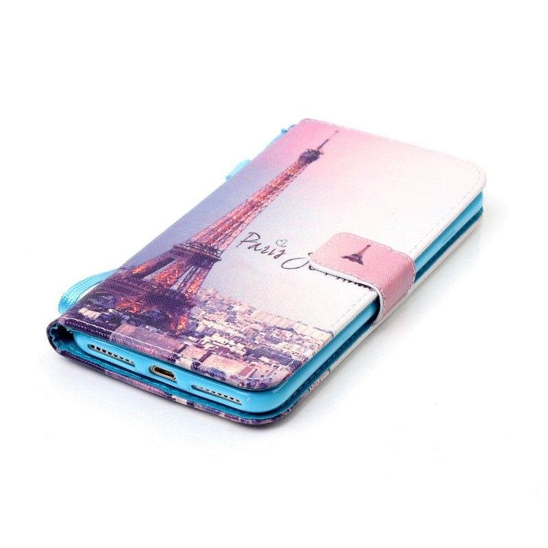 Etui Folio iPhone 7 Plus / 8 Plus Paryż Kocham Cię