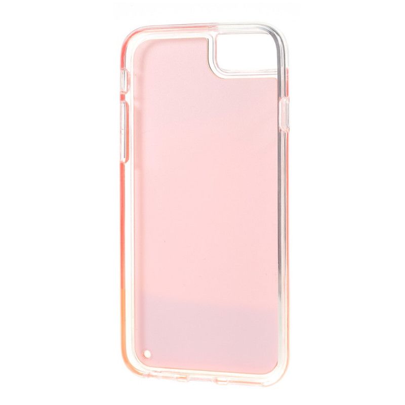 Etui iPhone 7 Plus / 8 Plus Żółty Magenta Świecący Etui Ochronne