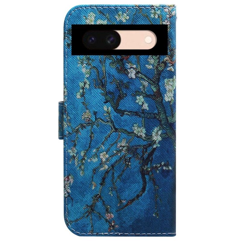 Etui Folio Do Google Pixel 8a Kwiaty Moreli