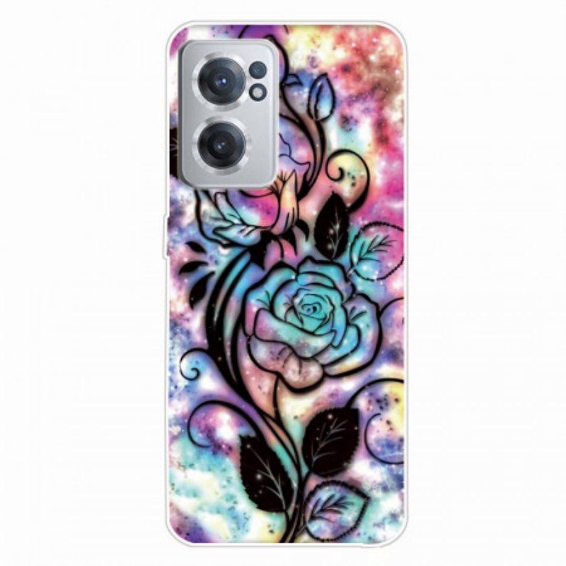 Etui do OnePlus Nord CE 2 5G Psychodeliczne Kwiaty