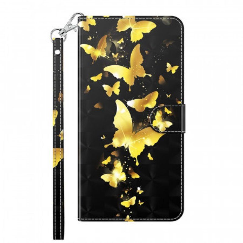 Etui Folio do OnePlus Nord CE 2 5G Nocne Motyle