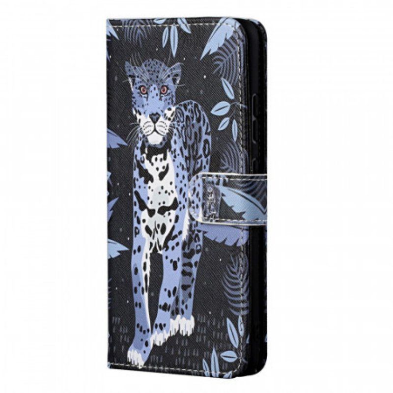 Etui Folio do OnePlus Nord CE 2 5G Nocny Lampart