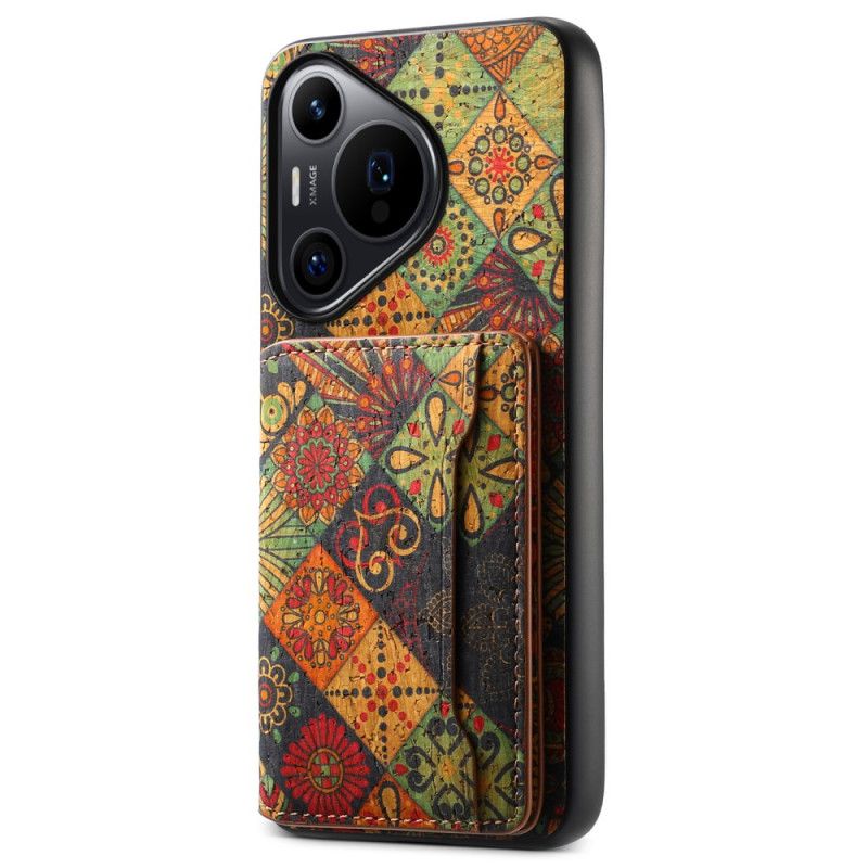 Etui Huawei Pura 70 Pro Etui Na Karty Ze Wzorem Kwiatowym