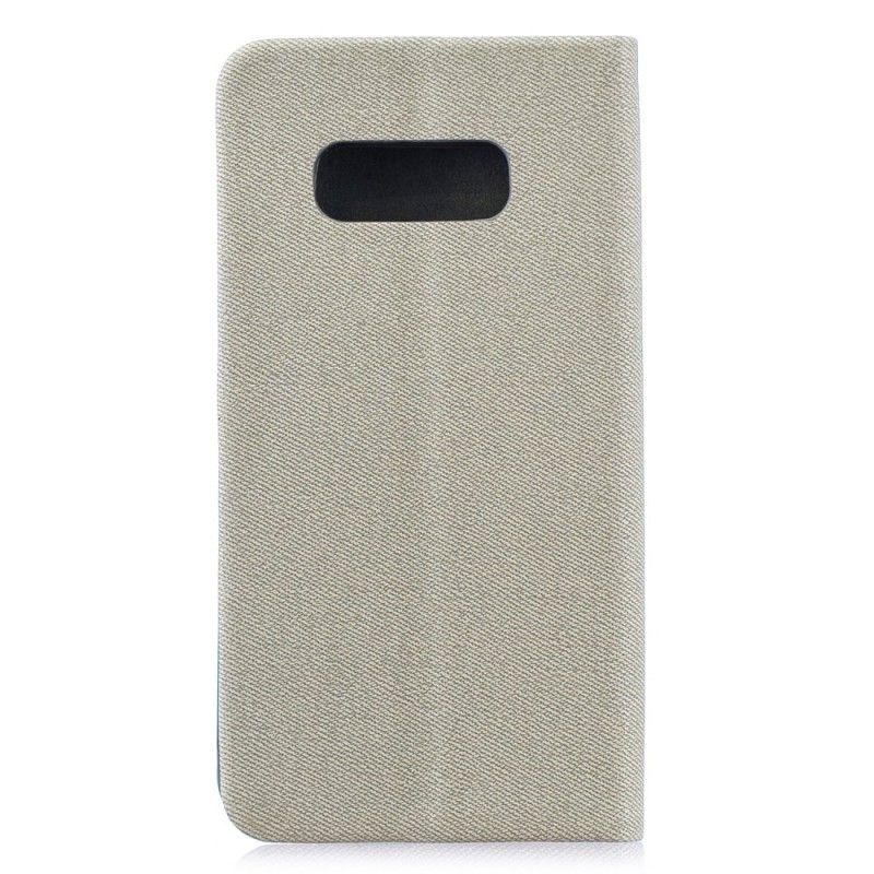 Etui Folio Samsung Galaxy S10e Czarny Linia Pionowa Etui Ochronne