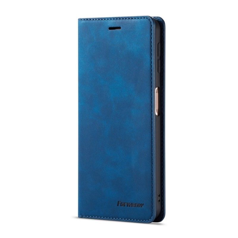 Etui Folio Samsung Galaxy S10e Czerwony Czarny Efekt Skóry Forwenw Etui Ochronne