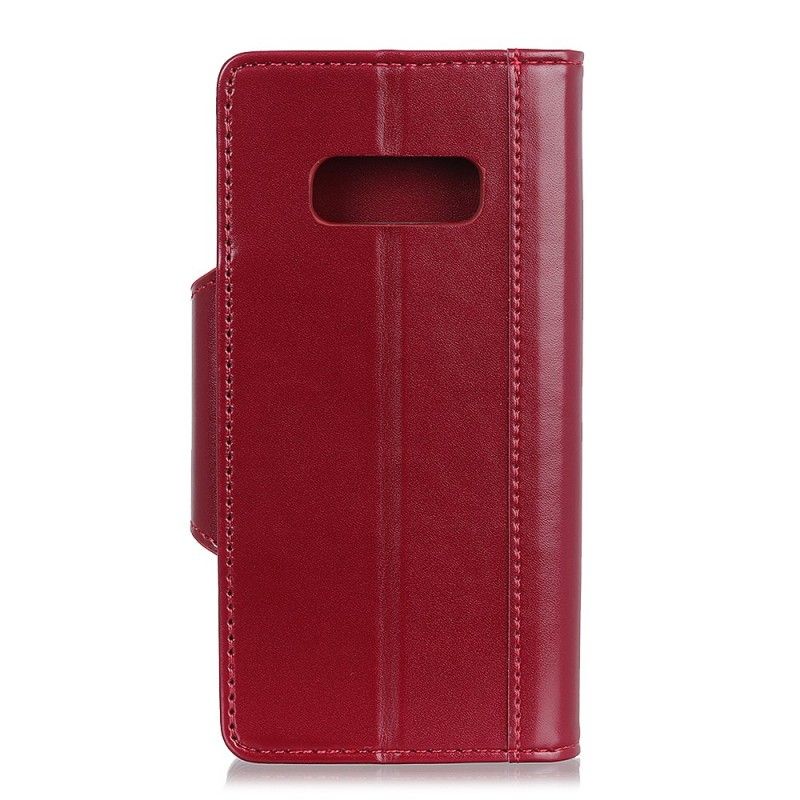 Etui Folio Samsung Galaxy S10e Eleganckie Zamknięcie Ze Sztucznej Skóry Etui Ochronne