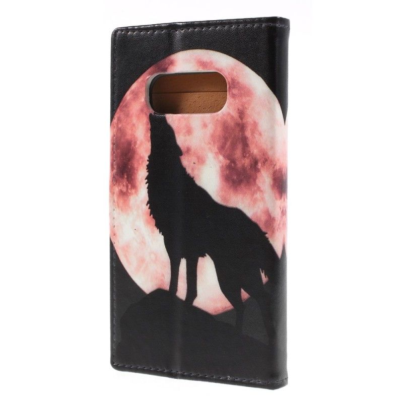 Etui Folio Samsung Galaxy S10e Nocny Wilk Etui Ochronne