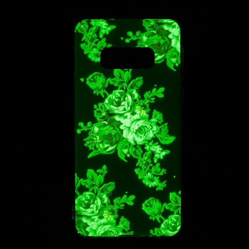 Etui Samsung Galaxy S10e Fluorescencyjne Kwiaty Wolności