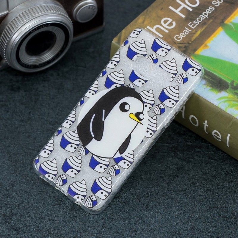 Etui Samsung Galaxy S10e Przezroczyste Pingwiny