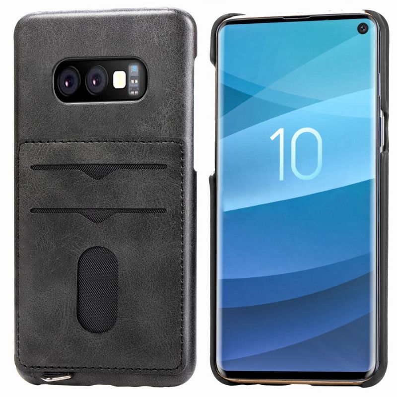 Etui Samsung Galaxy S10e Szary 2 Posiadaczy Kart Premium Etui Ochronne