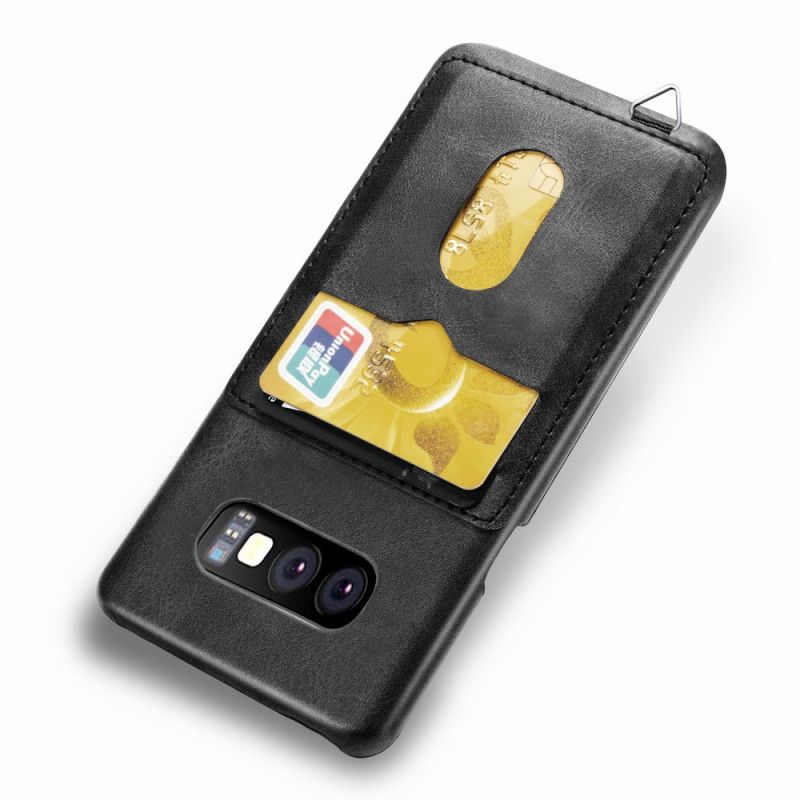 Etui Samsung Galaxy S10e Szary 2 Posiadaczy Kart Premium Etui Ochronne