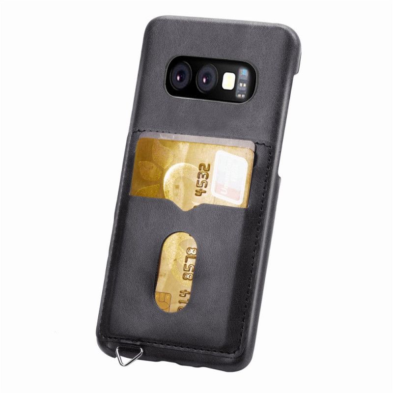 Etui Samsung Galaxy S10e Szary 2 Posiadaczy Kart Premium Etui Ochronne