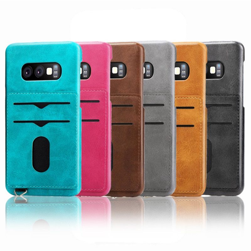 Etui Samsung Galaxy S10e Szary 2 Posiadaczy Kart Premium Etui Ochronne