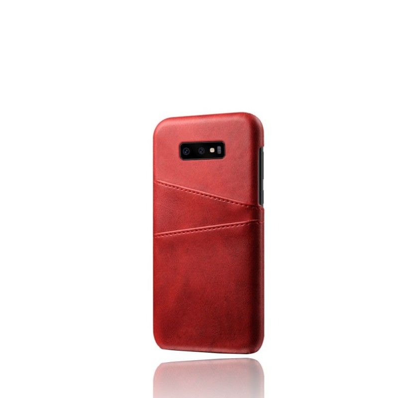 Etui Samsung Galaxy S10e Szary Czarny Posiadacz Karty