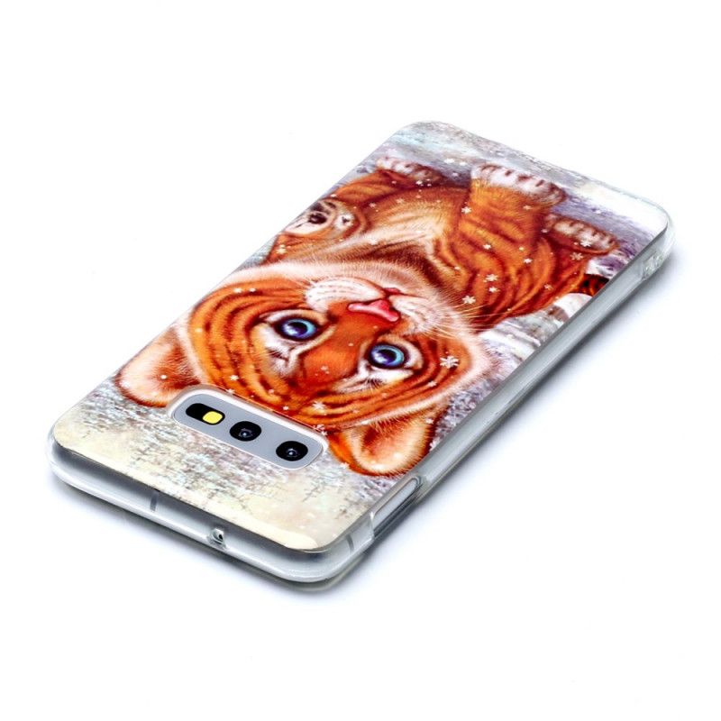 Futerały Samsung Galaxy S10e Etui na Telefon Mały Tygrys