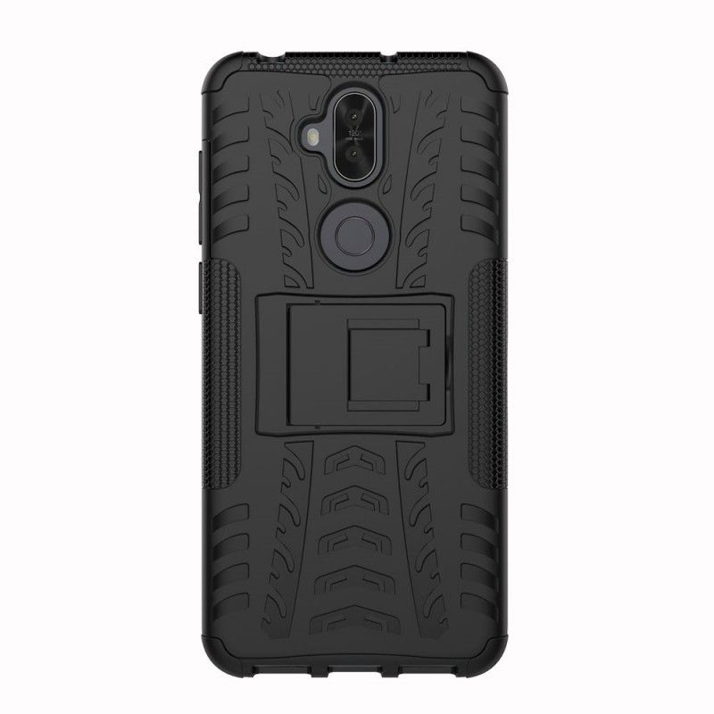 Etui Asus ZenFone 5 Lite Biały Czarny Ultra Odporny Etui Ochronne