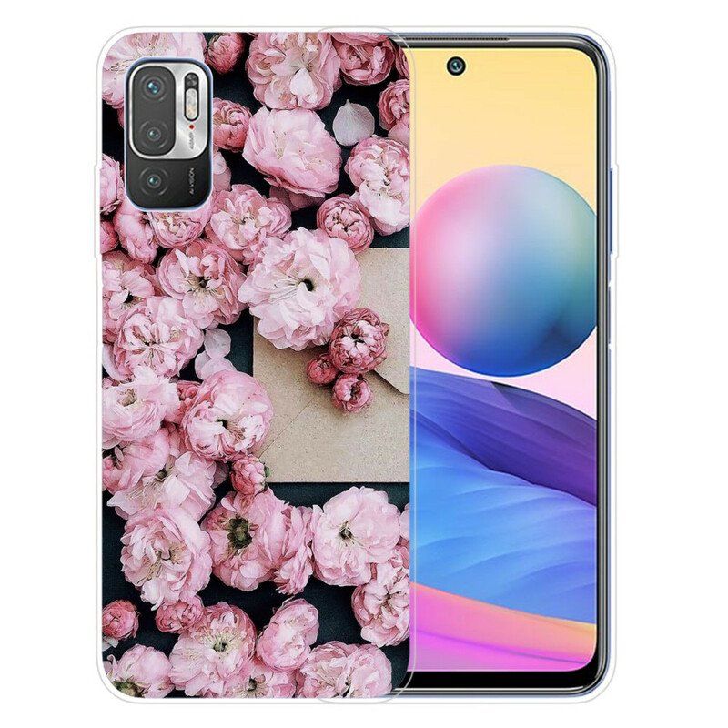 Etui do Poco M3 Pro 5G Intensywne Kwiaty